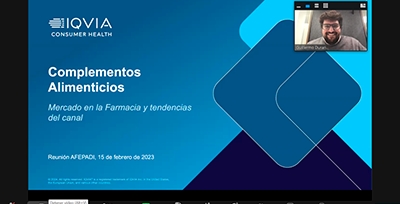 Afepadi celebra una formación junto a IQVIA sobre el mercado de los complementos en el canal farmacia...